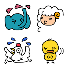 動物たっぷり絵文字