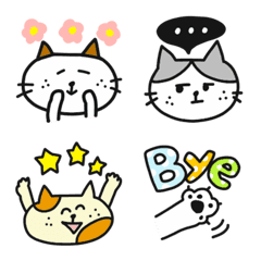 猫いっぱい♡よくばりミックス絵文字 2