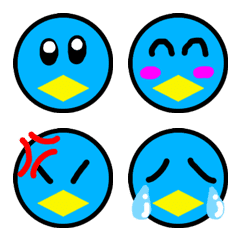 Blue bird everyday Emoji version