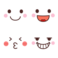 Cute emoticon usable happily every day.
