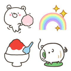 GOOD bear in summer emoji