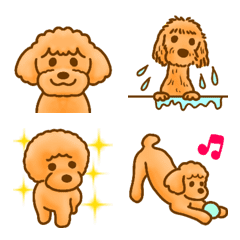 Toy poodle Emoji.