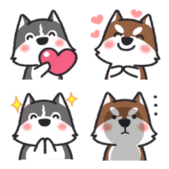 Husky Emoji 1