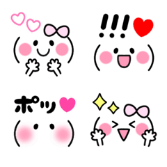 Cute expressions with lots of hearts