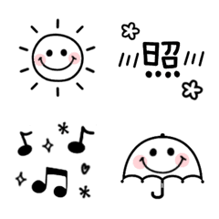 mono X smile X kawaii Emoji