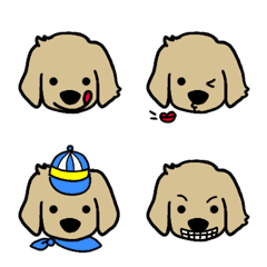 kawaii Golden retriever emoji