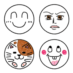 Crayon-style simple Emoji2