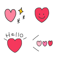 pink & red heart emoji 