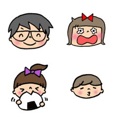 Ta-kun family Emoji