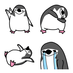 ヒゲペンギンのペンギン絵文字