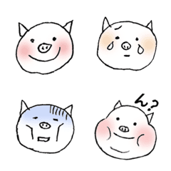 Emoji of pig