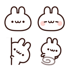 Simple rabbit loose Emoji