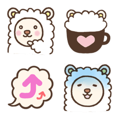 Emoji of my family's mofumofu.