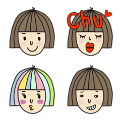 Emoji for  Okappa girl.