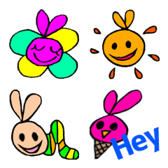 The Colorful Emoji of Rabbits