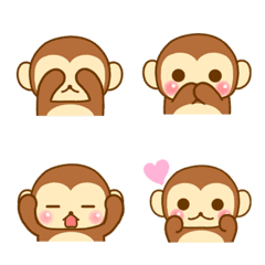 Marumaru Monkey Emoji