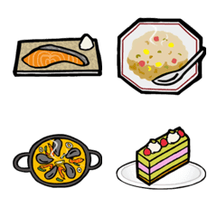 料理、食べ物絵文字2