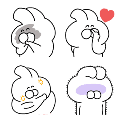 White Rabbit Emoji (4)
