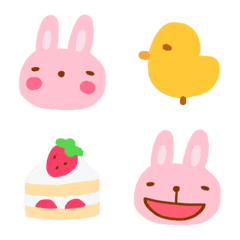 rabbit cute emoji 1