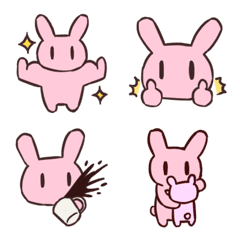 Usable pink rabbit Emoji