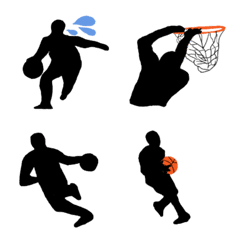 バスケットボール　絵文字　vol.3