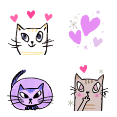 Cute cats and Scandinavian Emoji <3>