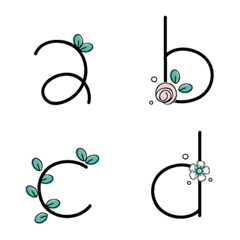 Cute alphabet A B C 