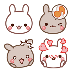 Emoji of Gomatama & Shiratama .