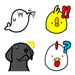 Walrus's KIBAKO's cute Emoji.