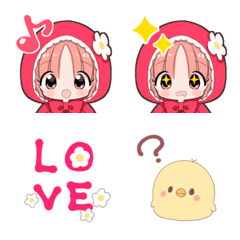 Little Red Riding Hood's cute Emoji