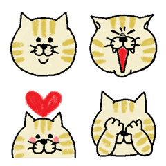Red tabby cat Emoji