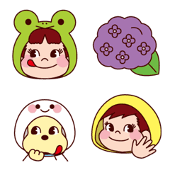 Enjoy the Rainy season! PEKO's Emoji 3rd