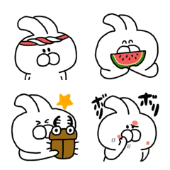 White Rabbit Emoji(6)