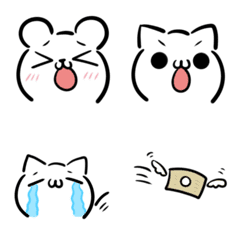 Emoji of cats & bears2
