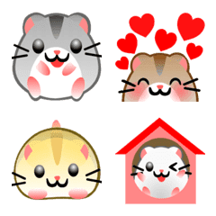 Cute Emoji of Hamsters2