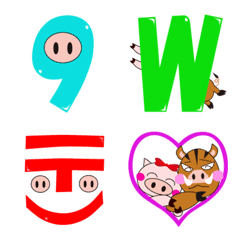 boar&pig emoji-3