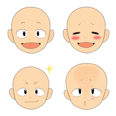 It is the Emoji of the shaven head