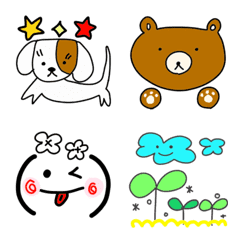 Cute lovely Animal Emoji 