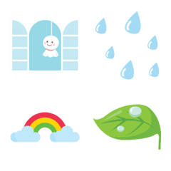 Rainy Season & Weather Emoji
