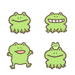 Kwaii Frog Emoji