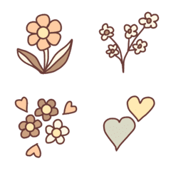 Cafe color flower Emoji