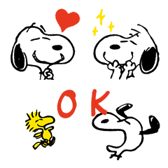 Emotikon Vintage Snoopy