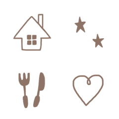 simple brown Emoji