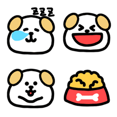Cute emoji of dog
