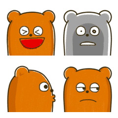 Various expressions Bear