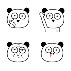 Funny panda Emoji