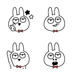 Funny rabbit Emoji.
