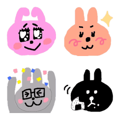 Five Rabbits emoji