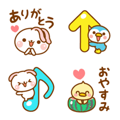 Everyday and summer Emoji [Rabbit]