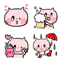 pinky kitty Emoji 
